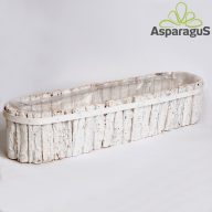 FA ASZTALI DEKOR LÁDA 16X60X13CM/FEHÉR