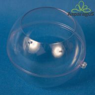 PLASTIK GÖMB AKASZTÓVAL SZÉTSZEDHETŐ 12CM O (10DB/ CS)