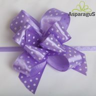   SZATÉN PÖTTYÖS GYORSMASNI 25MMX50CM/VILÁGOS LILA (10DB/CS)