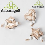 CSIPESZES KARÁCSONYI FIGURÁK/ 4CM (3DB/ CS)