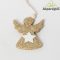 GLITTERES ANGYALKA/ 7CM/ ARANY (5DB/ CS)