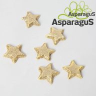 GLITTERES CSILLAG/ 3CM/ ARANY(40DB/ CS)