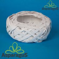 RATTAN TÁL BEÜLTETŐS 20CM/ FEHÉR