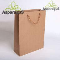 ZSINÓRFÜLES PAPIR TÁSKA 9,5X27X36CM/BARNA
