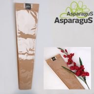 14-ES  VIRÁGTASAK BARNA PAPÍR 50CMX7CM MAGAS (50DB/CS)