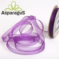 ORGANZA SZALAG DE 9MMX25M/ SÖTÉT LILA