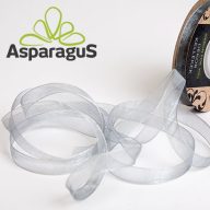 ORGANZA SZALAG DE 9MMX25M/ SZÜRKE