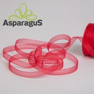 ORGANZA SZALAG DE 9MMX25M/ PIROS