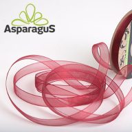 ORGANZA SZALAG DE 9MMX25M/ BORDÓ