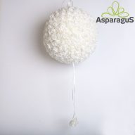 HABRÓZSA GÖMB 25CM/FEHÉR