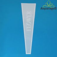 13-AS VIRÁGTASAK 50CM MAGAS FLOWER/FEHÉR (50DB/CS)