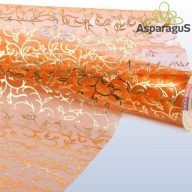 ORGANZA INDA MINTÁS 48CMX5M/ NARANCS
