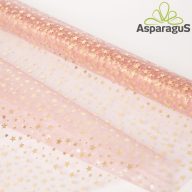 ORGANZA CSILLAG MINTÁS 48CMX5M/ MÁLYVA