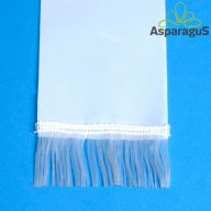 KOSZORÚ SZALAG 10CMX200CM SIMA/FEHÉR/FEHÉR ROJT (10DB/CS)