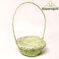 FLORENTIN KOSÁR D:27CM, H:10CM, FÜL:45CM/ALMAZÖLD