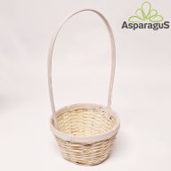BAMBUSZ KOSÁR FÜLLEL D:16 H:9,5CM FÜL:32CM/CITROM