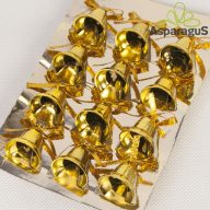 FÉMCSENGŐ 2,6CM/ ARANY 12DB
