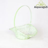 BAMBUSZ FLORENTIN KOSÁR  D:20CM H:8CM FÜL:34CM/ZÖLD