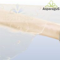 ORGANZA HÍMZETT INDÁS 48CMX5M/ KRÉM