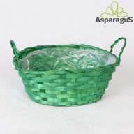 BAMBUSZ KASPÓ D:16X25CM  H:10CM/ZÖLD