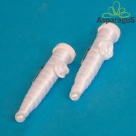 ESKÜVŐI FIOLÁS KITŰZŐ 7CM/FEHÉR (2DB/CS)