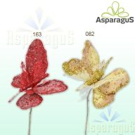 GLITTERES PILLANGÓ 73389/ SÁRGA