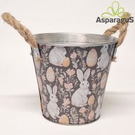   BÁDOG KASPÓ FÜLLEL D:15CM H:13CM (14-ES CSERÉPHEZ)/NYULAS