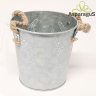   BÁDOG KASPÓ FÜLLEL D:14CM H:14CM (14-ES CSERÉPHEZ)/LEPKÉS