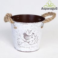 BÁDOG KASPÓ FÜLLEL D:14CM H:12CM