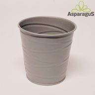 BÁDOG KASPÓ D:10CM H:10CM (9-10-ES CSERÉPHEZ)/SZÜRKE