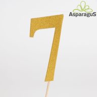 BETŰZŐ SZÁM 7/ ARANY (6DB/ CS)