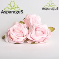 RÓZSAFEJ VIRÁG 6X7CM/ RÓZSASZÍN