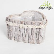 FA ASZTALI DEKOR LÁDA SZÍV 20X19, H:10CM KÖZEPES