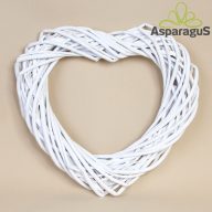 VESSZŐ ALAP SZÍV 45CM/FEHÉR