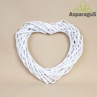 VESSZŐ ALAP SZÍV 35CM/FEHÉR