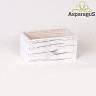 FA ASZTALI DEKOR LÁDA 11x20x10CM/ FEHÉR