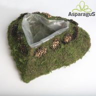 MOHA ALAP 25CM SZÍV ALAKÚ