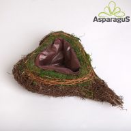 MOHA ALAP 25CM SZÍV ALAKÚ