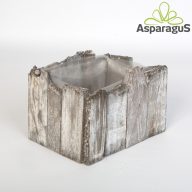 FA ASZTALI DEKOR LÁDA 12X17X10CM/ SZÜRKE