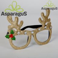   PARTY SZEMÜVEG RÉNSZARVASOS/ DB/ CS(MINIMUM 12DB RENDELHETŐ)