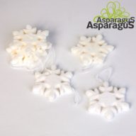 HÓPIHE 9CM/ 6DB/ CS/ FEHÉR
