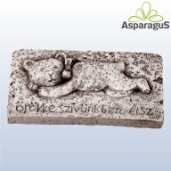 RÉSZVÉT TÁBLA MACIS/ SZÜRKE