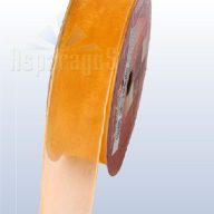 ORGANZA DRÓTOS SZÖVÖTT SZÉLŰ 25MMX10M/ SÖTÉT NARANCS