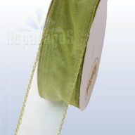 ORGANZA DRÓTOS SZÖVÖTT SZÉLŰ 25MMX10M/ DOHÁNYZÖLD