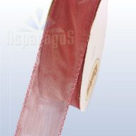 ORGANZA DRÓTOS SZÖVÖTT SZÉLŰ 25MMX10M/ MÁLYVA
