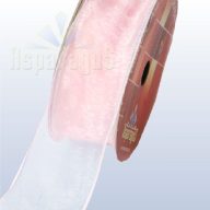 ORGANZA DRÓTOS SZÖVÖTT SZÉLŰ 38MMX10M/ RÓZSASZÍN