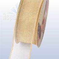 ORGANZA DRÓTOS SZÖVÖTT SZÉLŰ 38MMX10M/ PEZSGŐ