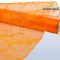 ORGANZA HÍMZETT INDÁS 48CMX10M/ NARANCS