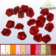 SZATÉN RÓZSAFEJ D:3CM/ PINK (100DB/CS)