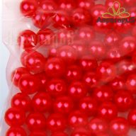 DEKOR GYÖNGY/8MM/PIROS (50G/CS)